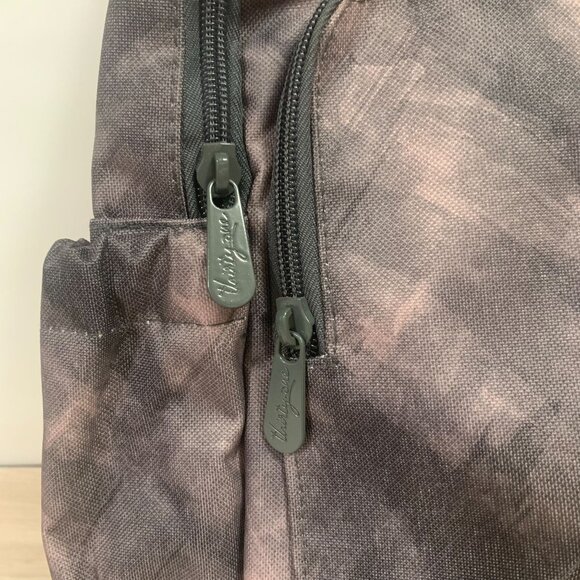 Thirty One Gray Light Pink Strokes Sling Backpack - Picture 3 of 10